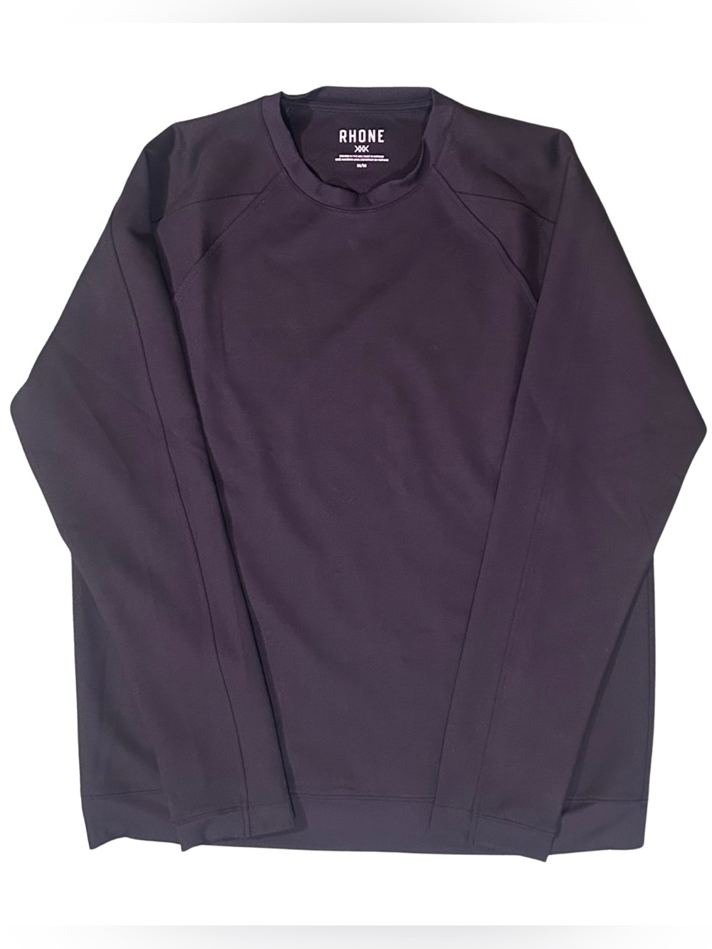 Rhone Black Crew Neck Sweatshirt Long Sleeve Pullover Sweater NWOT M